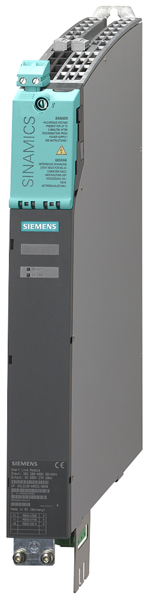 SINAMICS S120 SMART LINE MODULE INPUT 3AC 380480V 5060HZ OUTPUT DC 600V