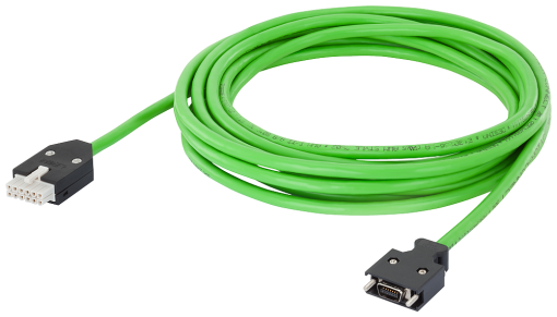 Prefabricated signal cable for incremental encoder