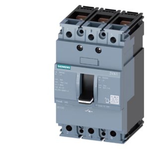 Switch disconnector 3VA1 IEC frame 160 3pole SD100 In125 A without overloa