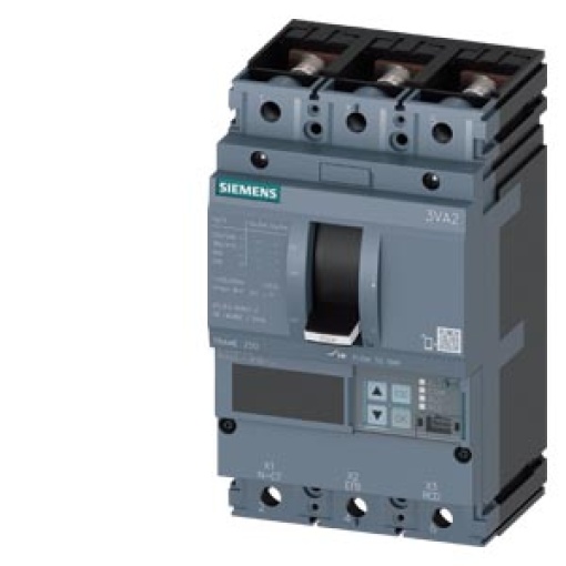 circuit breaker 3VA2 IEC frame 250 breaking capacity class C Icu110kA  415V