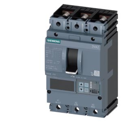 circuit breaker 3VA2 IEC frame 250 breaking capacity class C Icu110kA  415V
