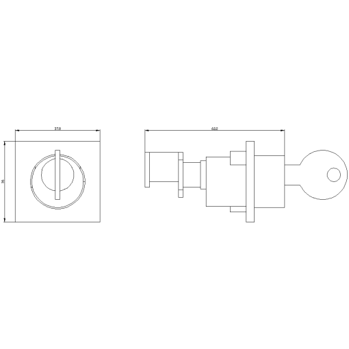 Locking provision to prevent movement of the withdrawable circuit breaker on 
