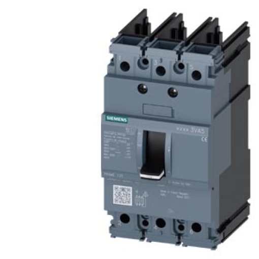 Circuit breaker 3VA5 UL frame 125 breaking capacity class S 25 kA  480 V 3pole