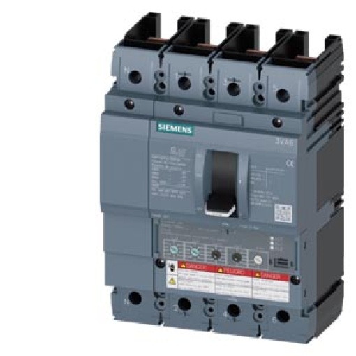 Circuit breaker 3VA6 UL frame 250 breaking capacity class L 150kA  480V 4