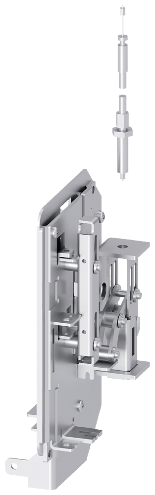 Mutual mechanical interlocking set fixedmounted mounted