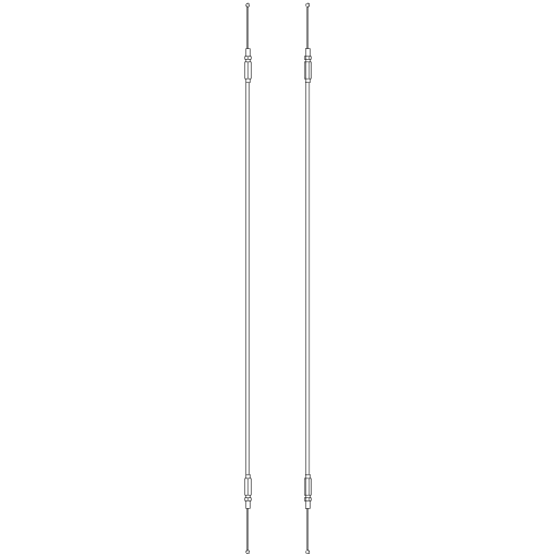 Bowden cable 10 m39370 accessory for handle interlock with Bowden cable