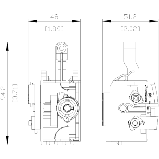 adapt block f acces compart accessory for 3VA556566
