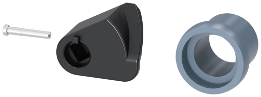 cylinder lock adapter accessory for withdrawable unit