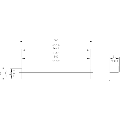 rear interlock mounting frame accessory for 3VA5154 3VA6164