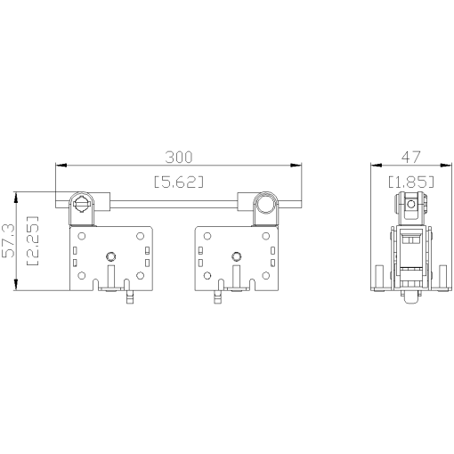 rear interlock with rod accessory for 3VA5154 3VA6164