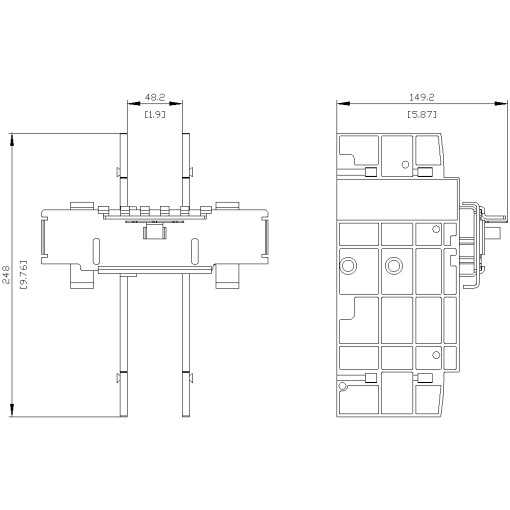 handle interlocking module accessory for 3VA5354 3VA6364