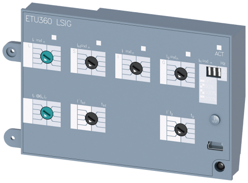 ETU360 electronic trip unit LSIG with rotary coding switches accessory