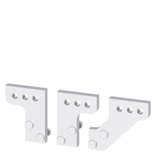 Front broadened main terminal pieces for mounting