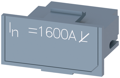 Rating plug 1600 A L from overload protection L  OFF MCCB only