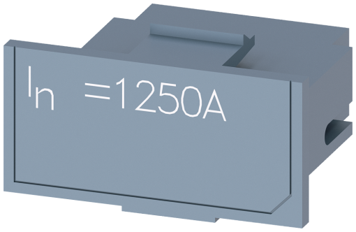 Rating plug 1250 A RC for external residual current measurement