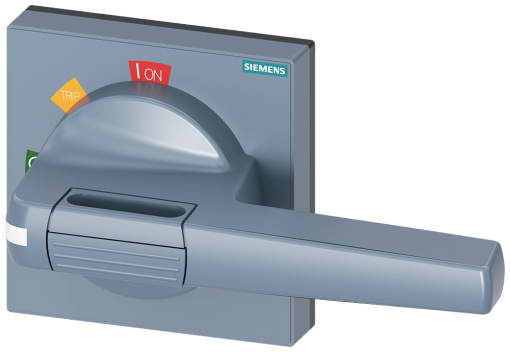 Handle with masking plate standard without tolerance compensation accessory 