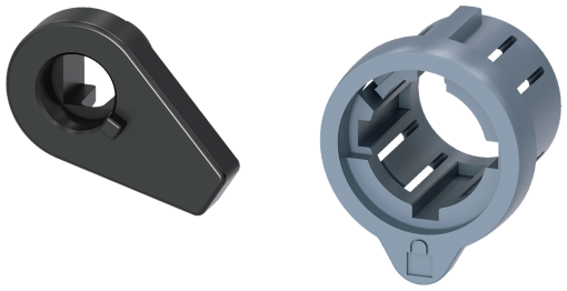 Cylinder lock adapter for front mounted rotary operators 3VA96770EK