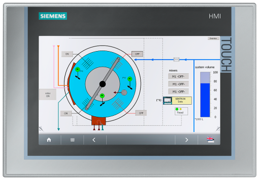 SIPLUS HMI TP900 Comfort With conformal coating based on 6AV21240JC010AX0