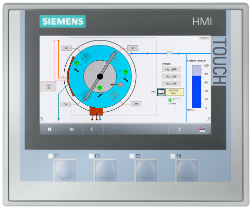 SIPLUS HMI KTP400 Comfort With conformal coating based on 6AV21242DC010AX0