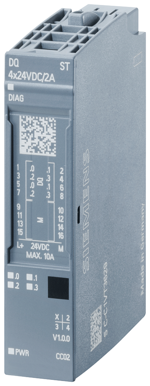 SIPLUS ET 200SP DQ 4x24 V DC2 A ST 40  70 C Startup 25 C with confor