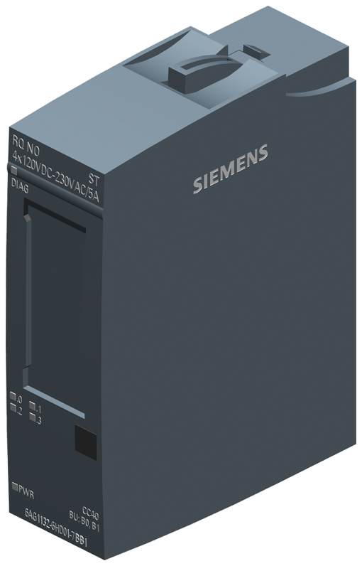 SIPLUS ET 200SP RQ 4x120 VDC  230 VAC5 A NO ST 40  70 C with confor