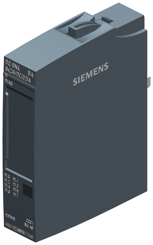 SIPLUS ET 200SP DQ 8x24VDC05A SNK BA 40  70 C with conformal coating 