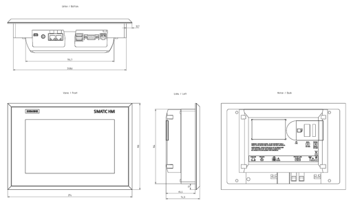 SIMATIC HMI TP900 Comfort INOX PCT
