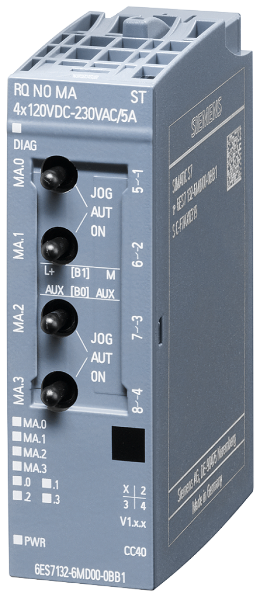SIPLUS ET 200SP RQ 4x120 V DC  230 V AC5 A NO MA ST