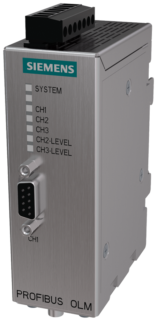 PROFIBUS OLMG121300 V40 Optical Link Module 1x RS485 2x BFOC glass FOC