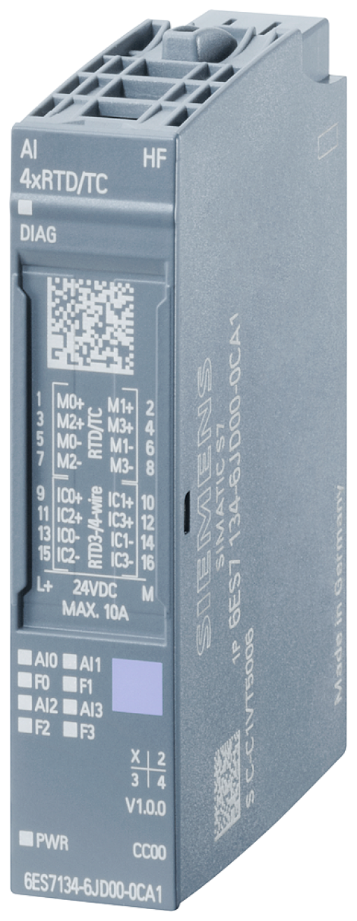 SIPLUS ET 200SP AI 4xRTDTC 234wire HF OT1 RAIL with conformal coating b