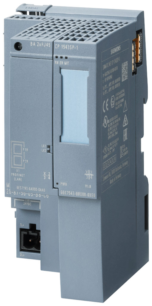 Communications processor CP 1543SP1 connection SIMATIC S7ET 200SP to IE