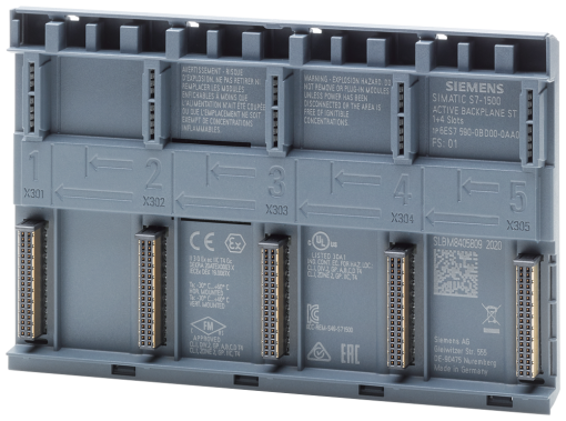 SIMATIC S71500  ET 200MP active backplane bus 4 slots for inserting S71500