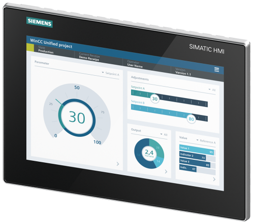 SIPLUS HMI MTP1200 Unified Comfort