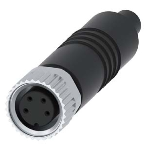 Coupling M8 with connection cable 5 m M8 connector 4pole for 3SE66