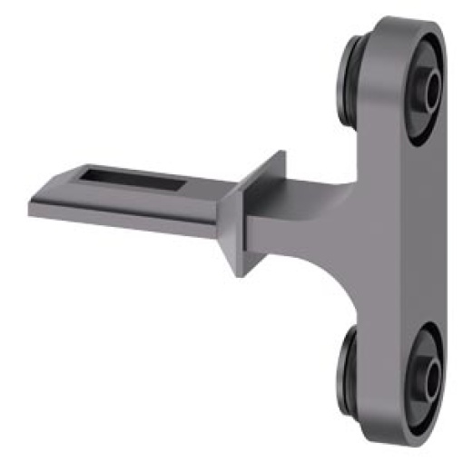 Stainless steel actuator IP69 K vertical fixing for safety position switch