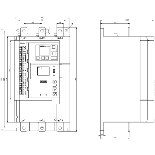 SIRIUS soft starter 200690 V 250 A 24 V ACDC screw terminals