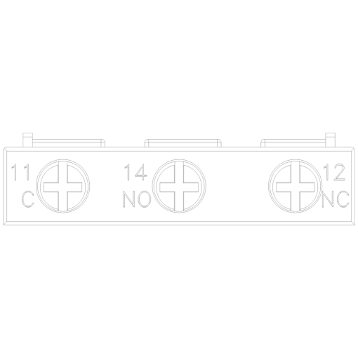 Auxiliary switch transverse 1 CO for circuit breaker S00S0