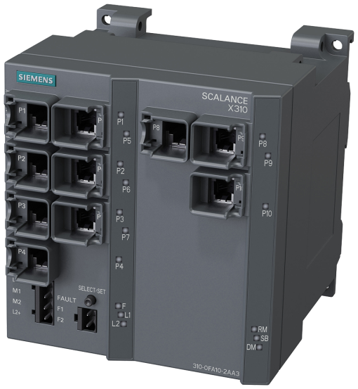 SCALANCE X310 managed Layer 2 switch 10x RJ46