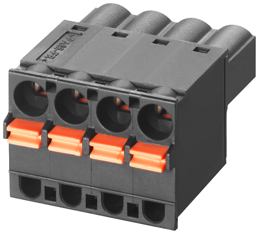Springloaded terminal block f SCALANCE XWSM 4pole f power supply 24V DC
