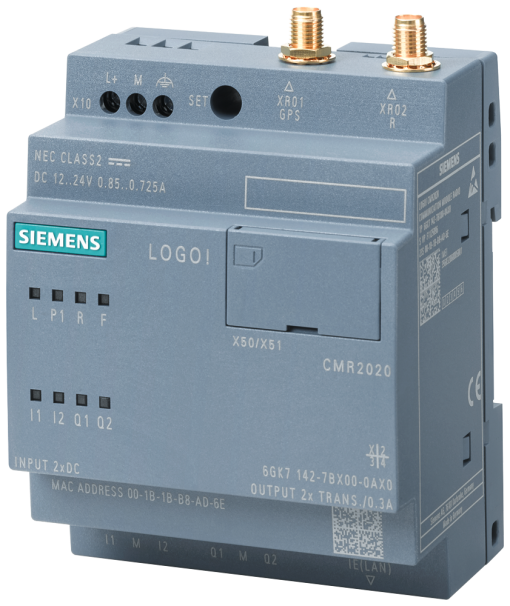 LOGO CMR2020 communications module connection LOGO to GSM