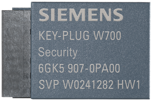 KEYPLUG W700 security for unlocking security features of SCALANCE W700