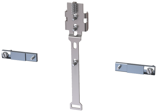 DIN rail mounting set for RF650RRF680RRF685R
