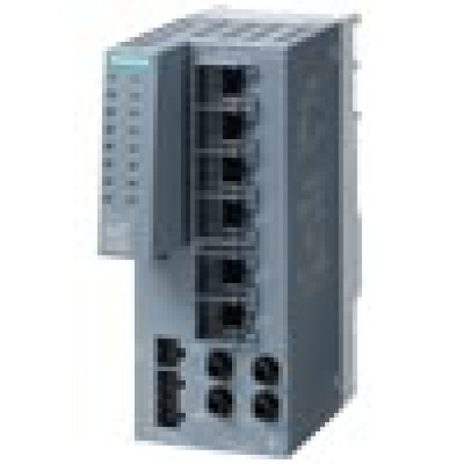 SCALANCE XC1062 unmanaged switch 6x RJ45 2x multimode STBFOC