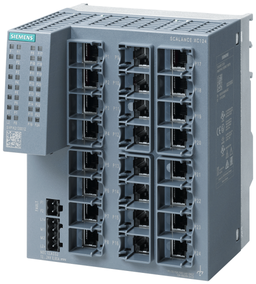 SCALANCE XC124 unmanaged switch 24x RJ45