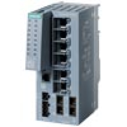 SCALANCE XC2062 managed Layer 2 switch 6x RJ45 2x multimode SC
