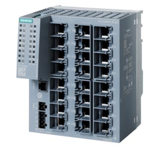 SCALANCE XC224 managed Layer 2 switch 24x RJ45