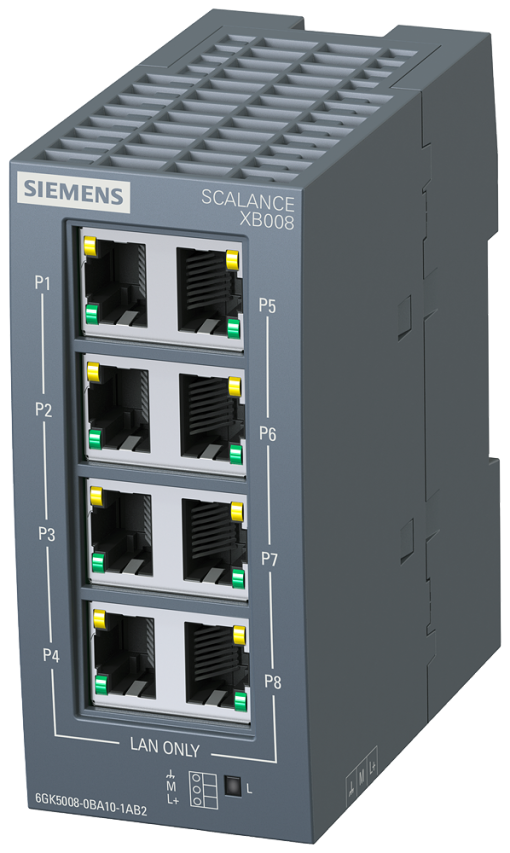 SCALANCE XB008 unmanaged switch 8x RJ45
