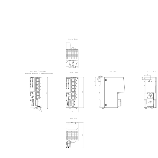 SCALANCE XC2062SFP G EEC managed Layer 2 switch 6x RJ45 2x SFP