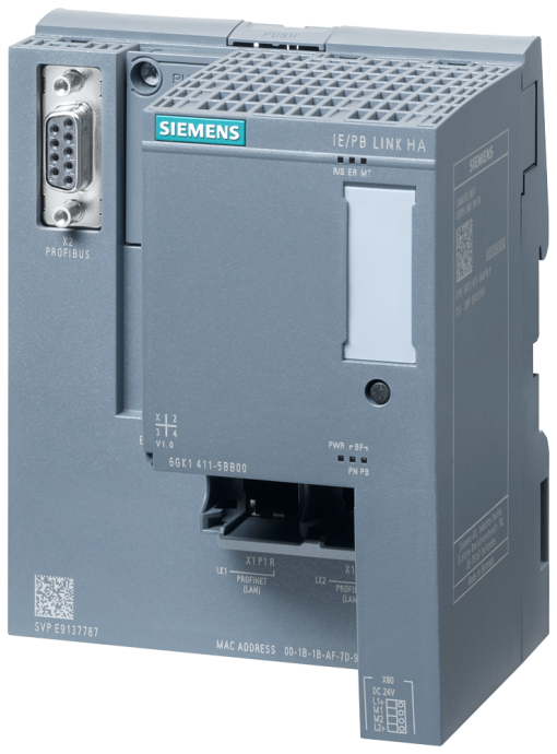 IEPB LINK HA gateway between IE and PROFIBUS with PN IO functionality