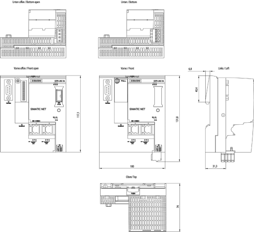 IEPB LINK HA gateway between IE and PROFIBUS with PN IO functionality